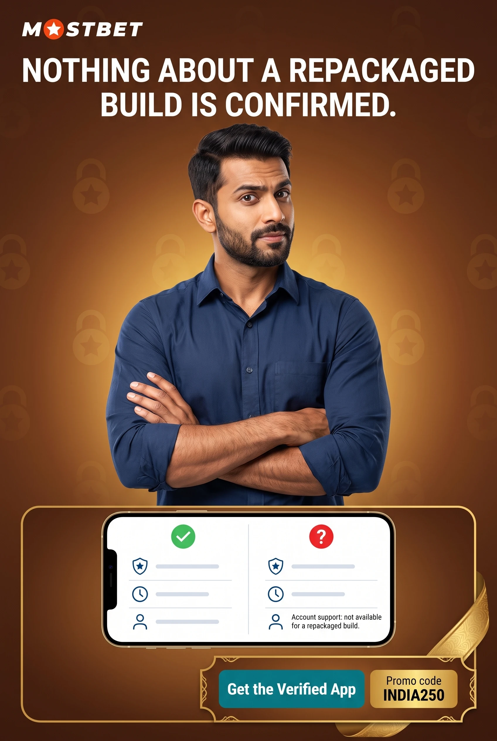 Warning about repackaged Mostbet APK builds
