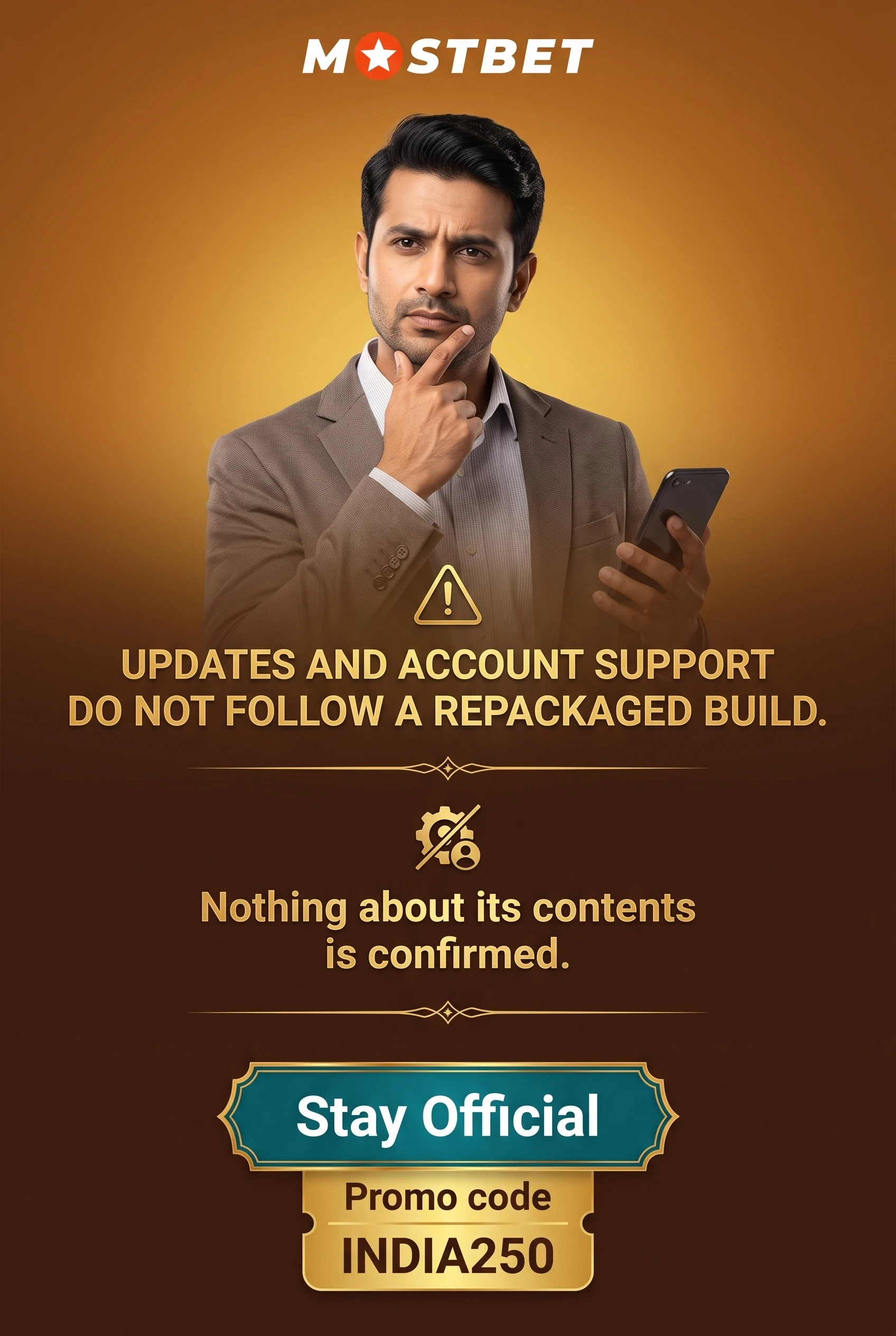 Unconfirmed repackaged APK build