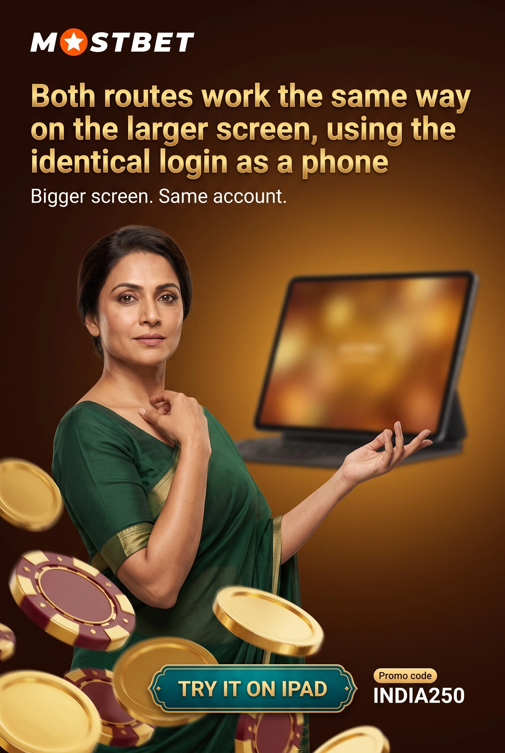 iPad covered by the same two Mostbet install routes