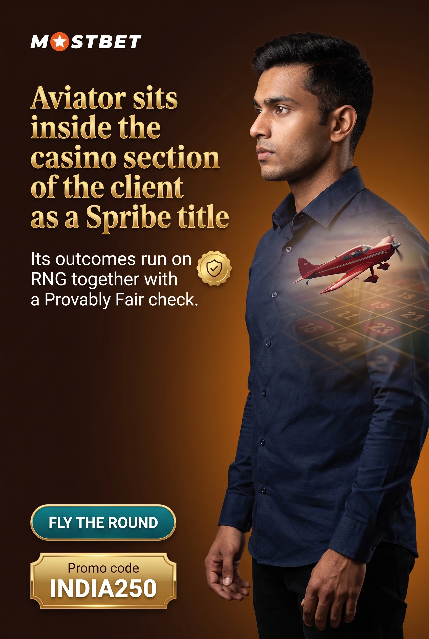Aviator game open inside the Mostbet mobile app