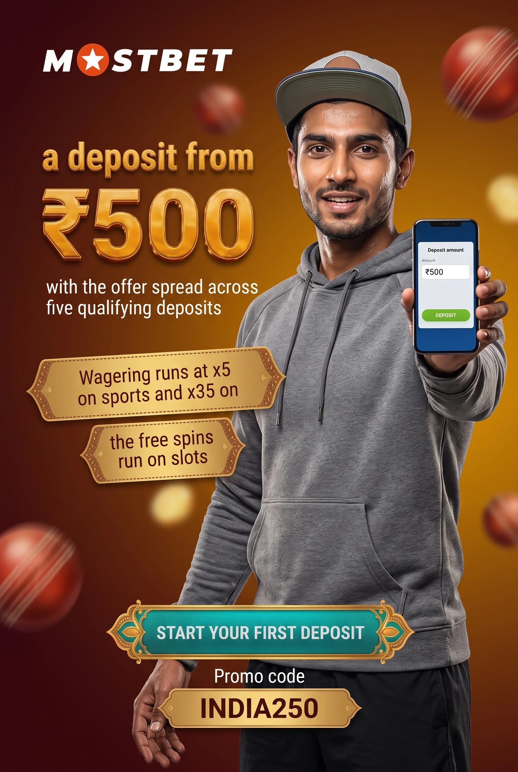 Requirements for the Mostbet first deposit bonus