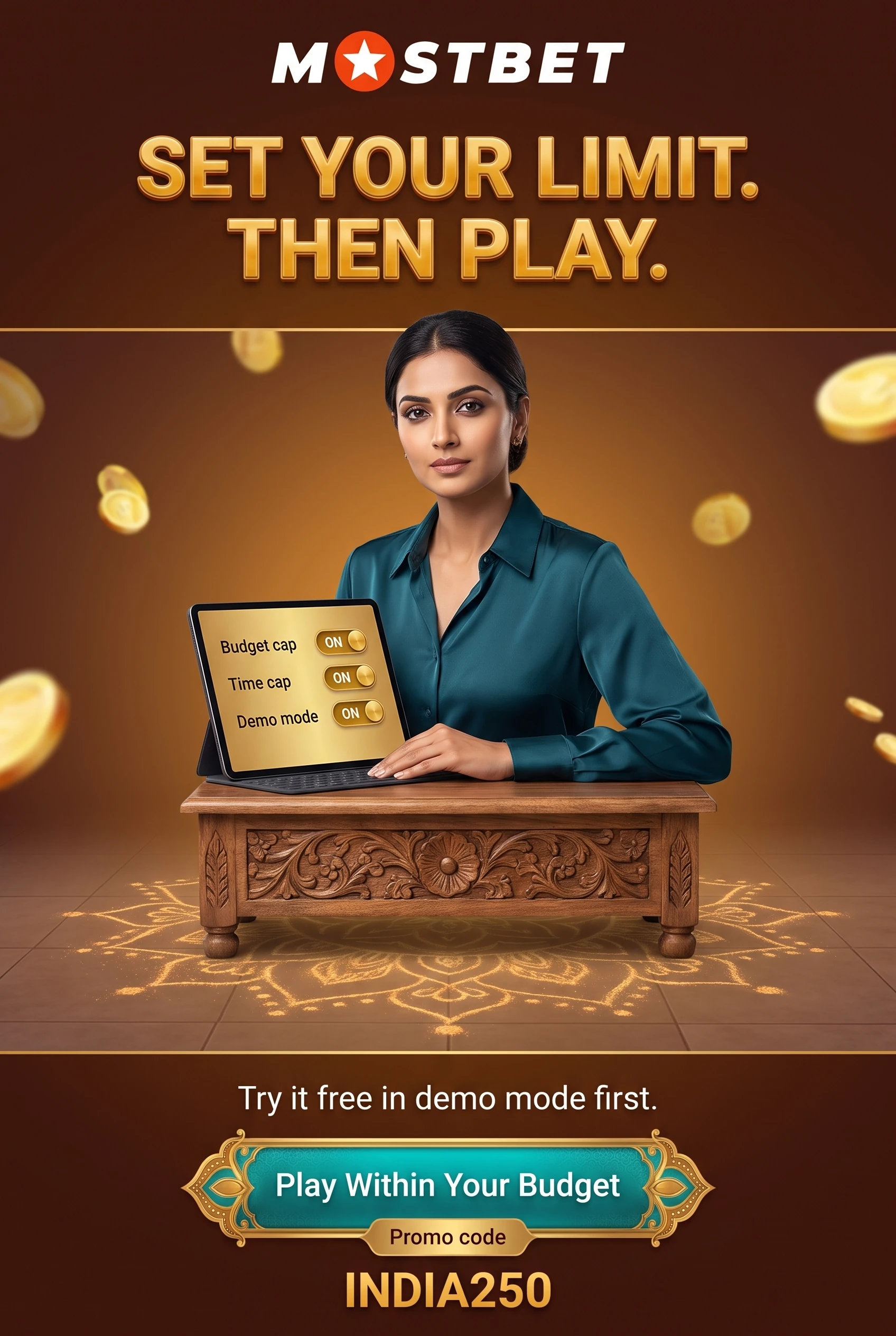 Budget and session limit settings for Aviator play