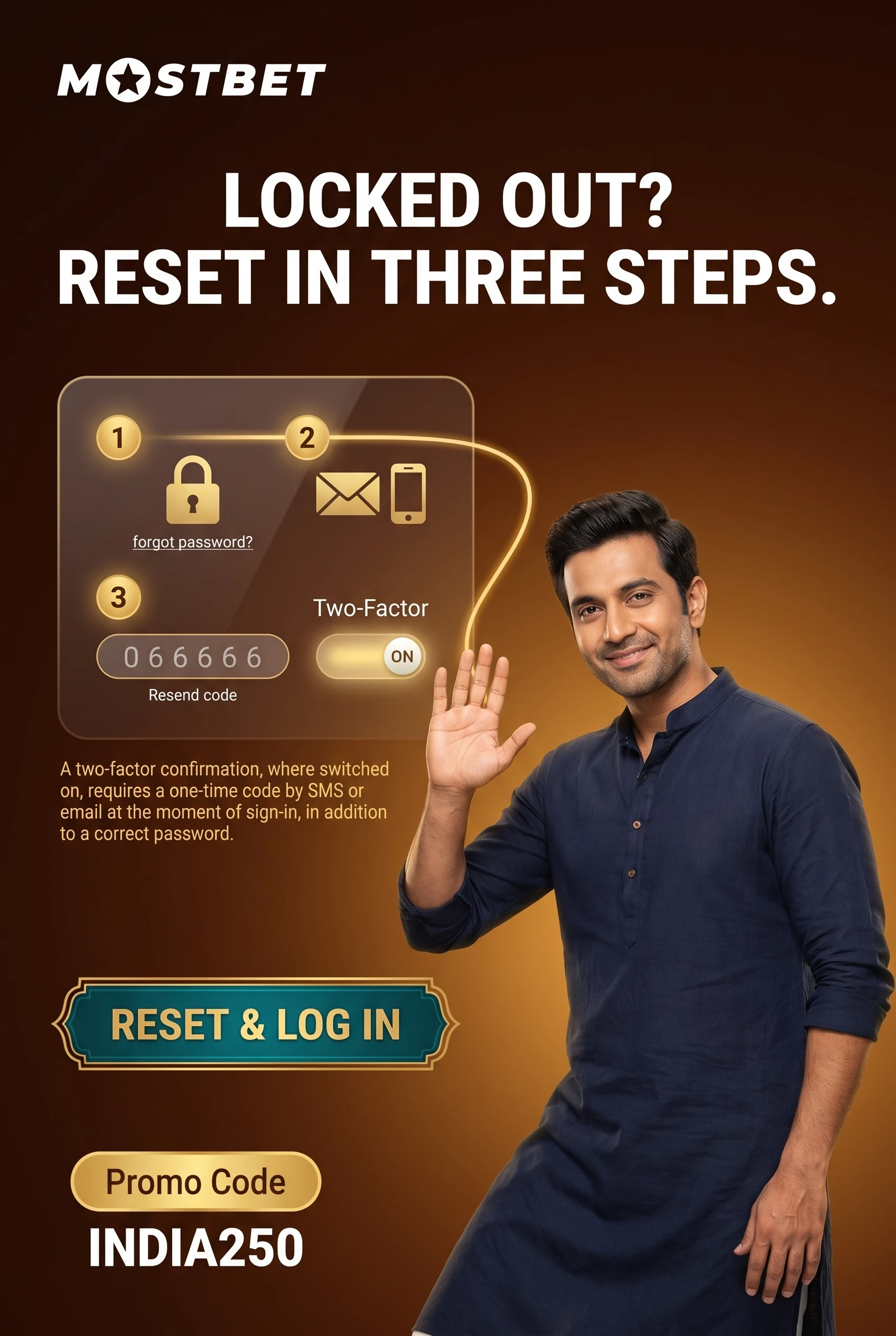 Steps to resolve a blocked Mostbet sign-in