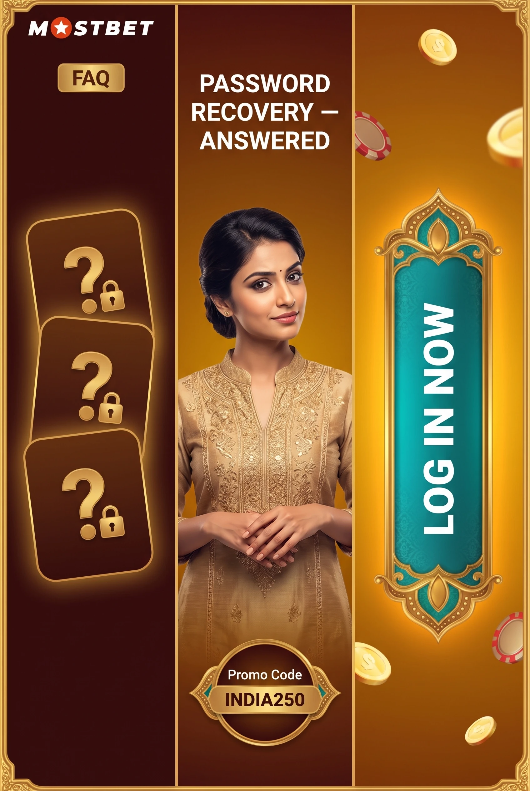 Password recovery FAQ for Mostbet login