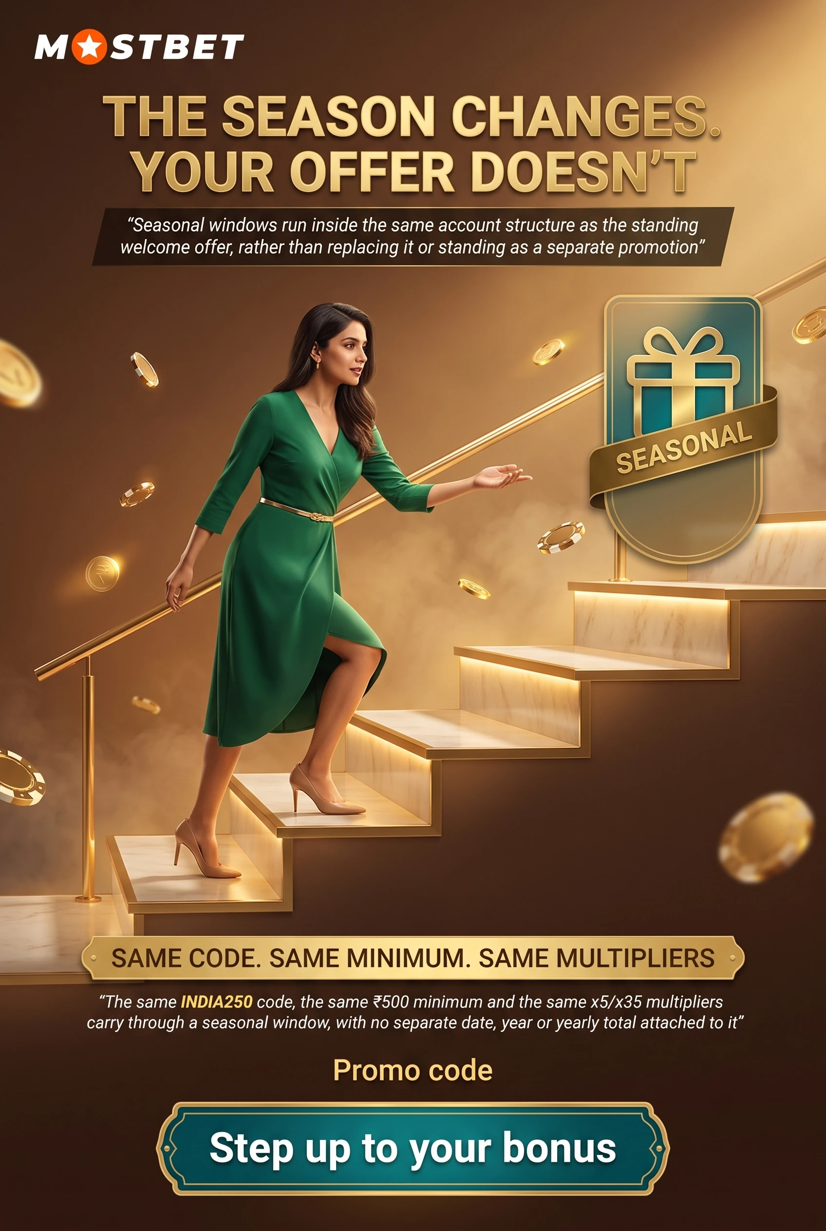 Mostbet Black Friday bonus window graphic