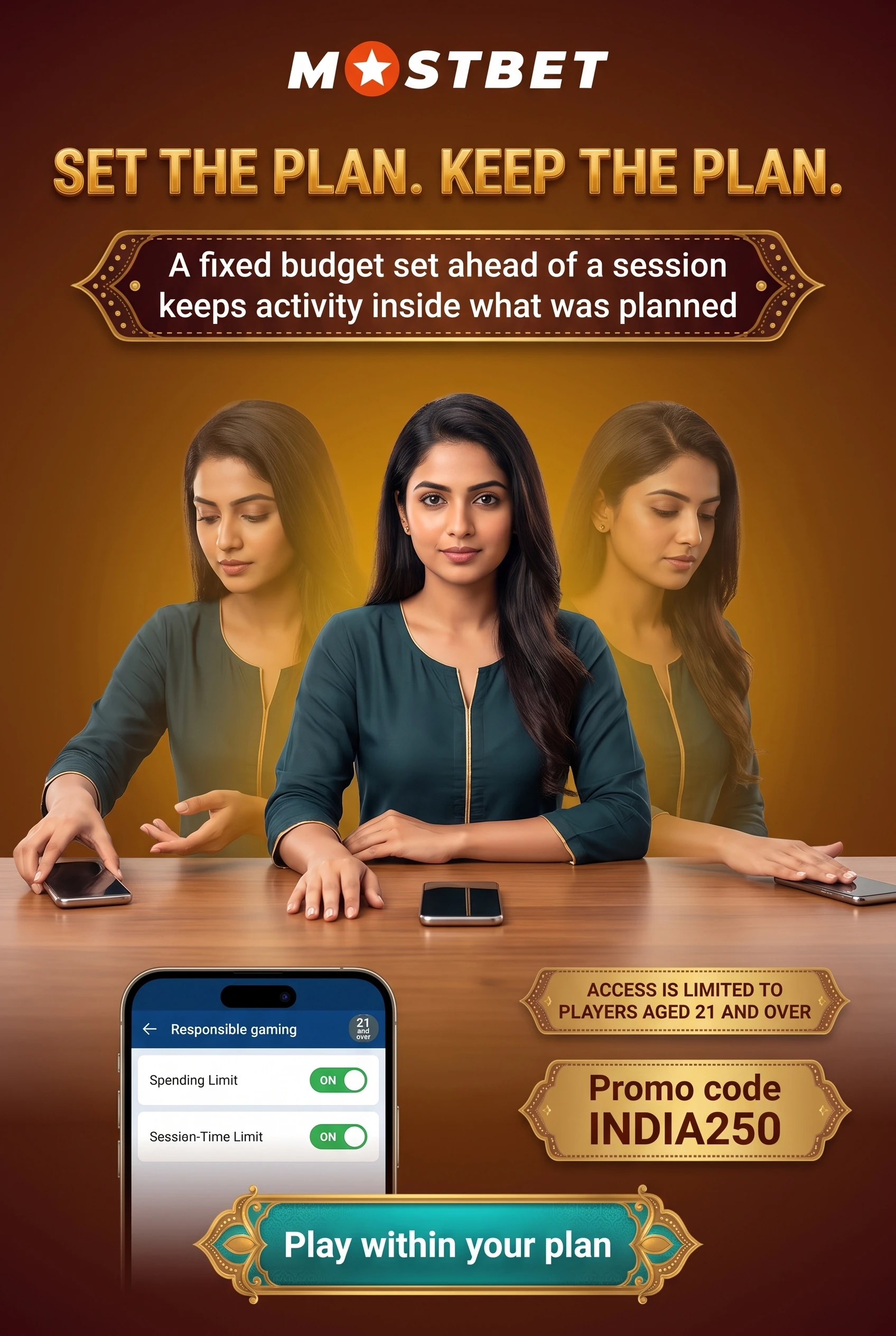 Responsible gaming tools on Mostbet India