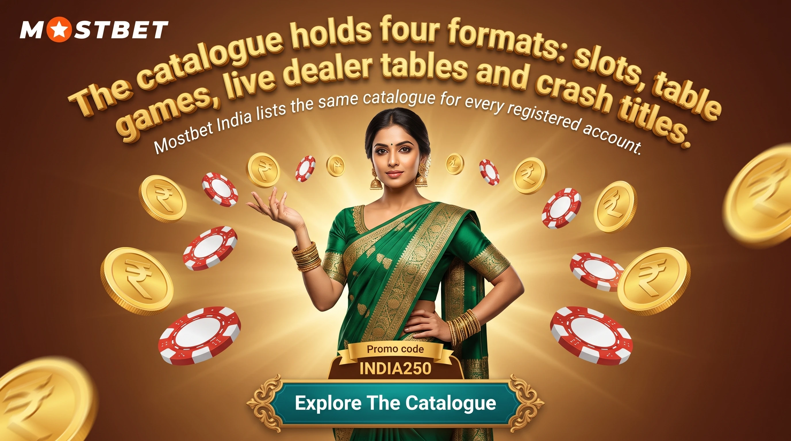 Mostbet casino catalogue lobby for players in India