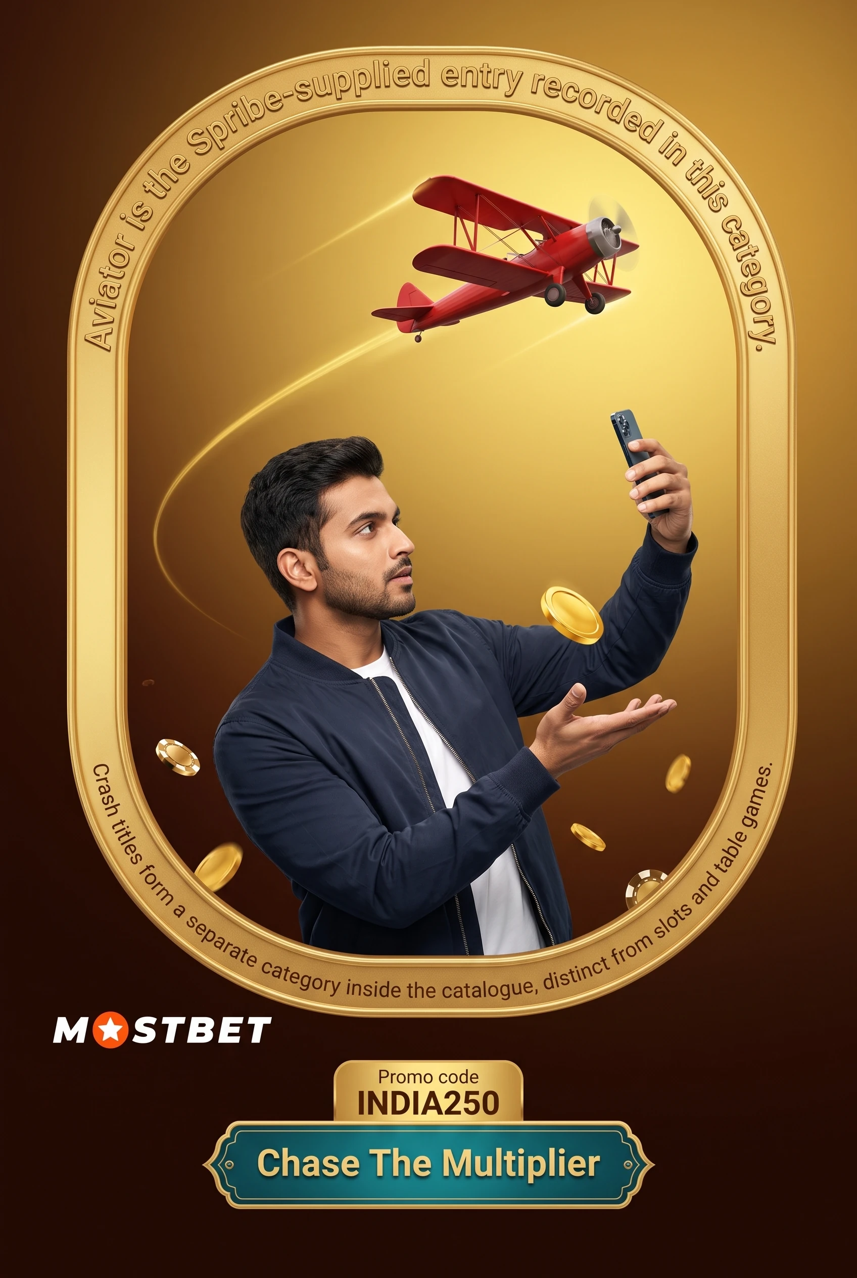 Aviator and other crash titles in the Mostbet catalogue